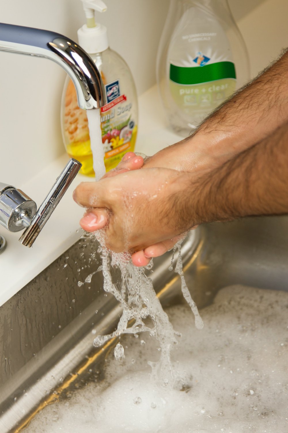 Handtvätt och virussanering som effektiva skydd