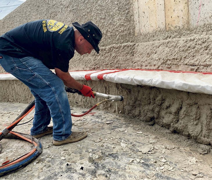 Omrörare i Göteborg håller cementen igång