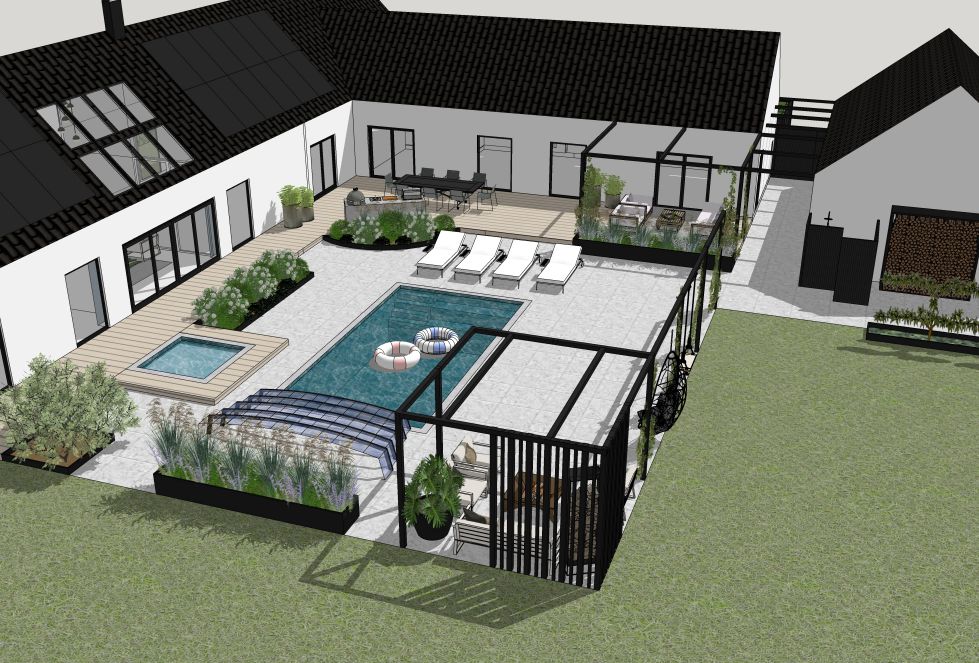 Trädgårdsdesign i båstad  när kustklimat och form möts